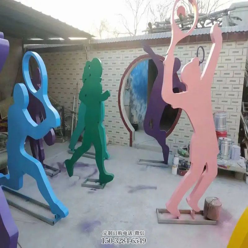 購物人雕塑專供，校園雕塑，小區(qū)不銹鋼購物人雕塑標(biāo)準(zhǔn)