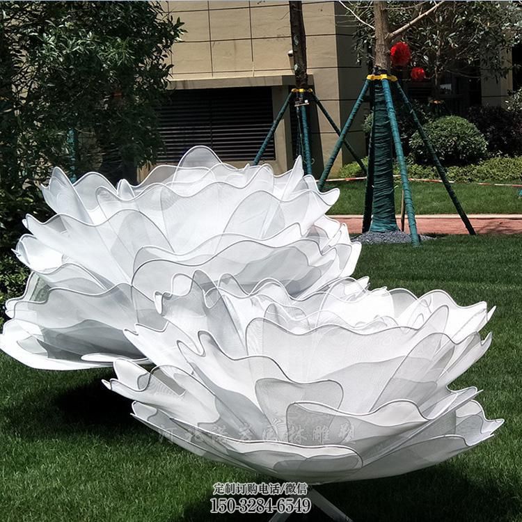 金屬雕塑供應(yīng)，花園小品，大型不銹鋼雕塑展品