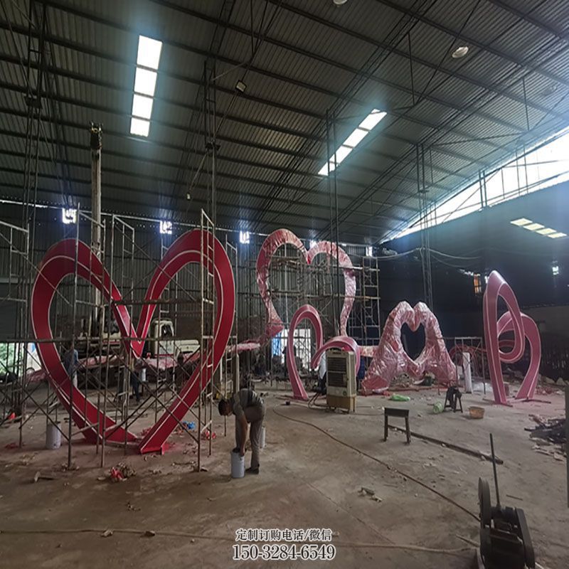 大型love雕塑常用，戶外擺放，燈光love雕塑專供