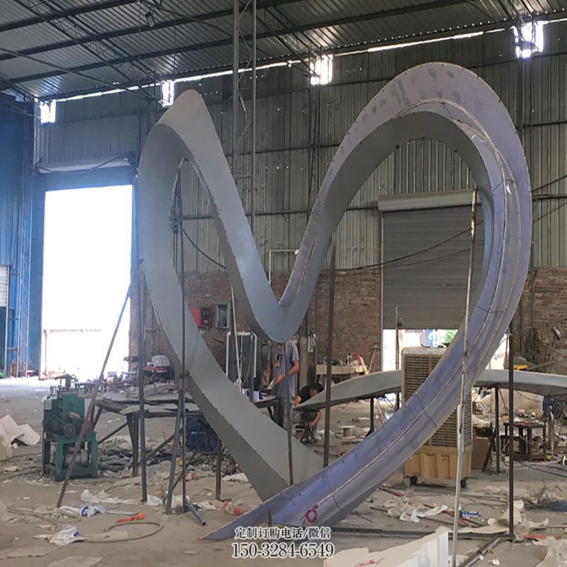 公共love雕塑訂做，城市裝飾，庭院燈光love雕塑展品