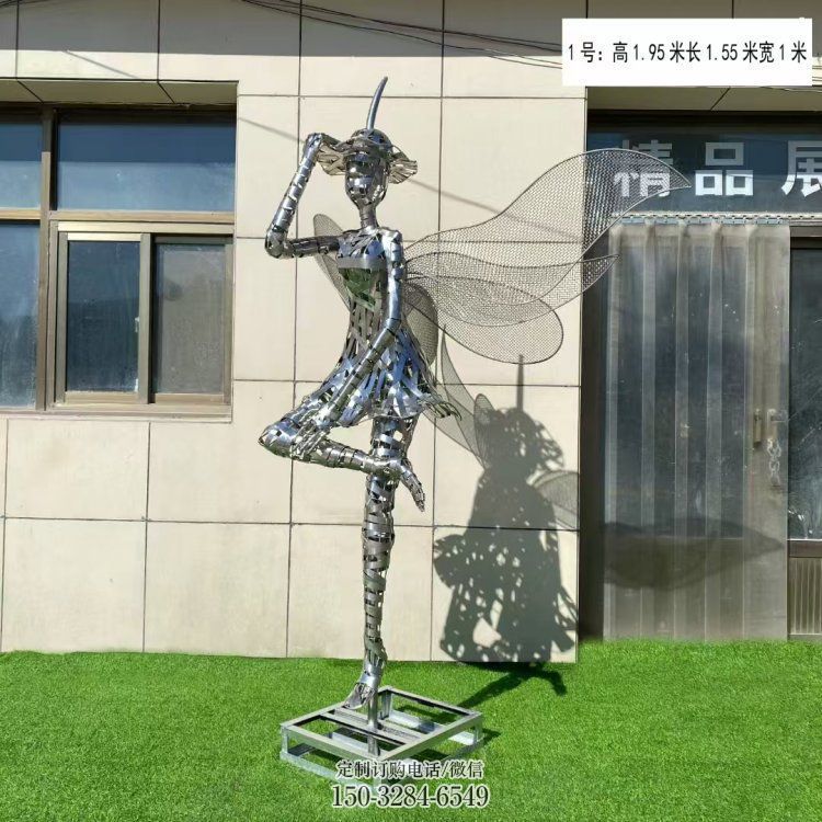 鏤空舞者雕塑生產(chǎn)，景區(qū)案例，鐵藝跳舞雕塑優(yōu)選
