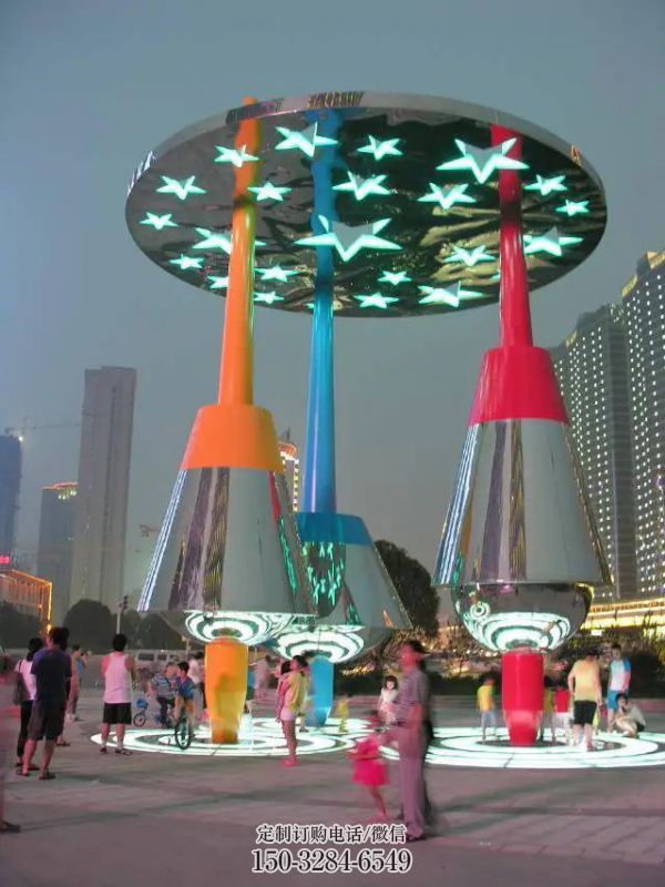升華雕塑,燈光效果，廣場(chǎng)城市藝術(shù)景觀雕塑